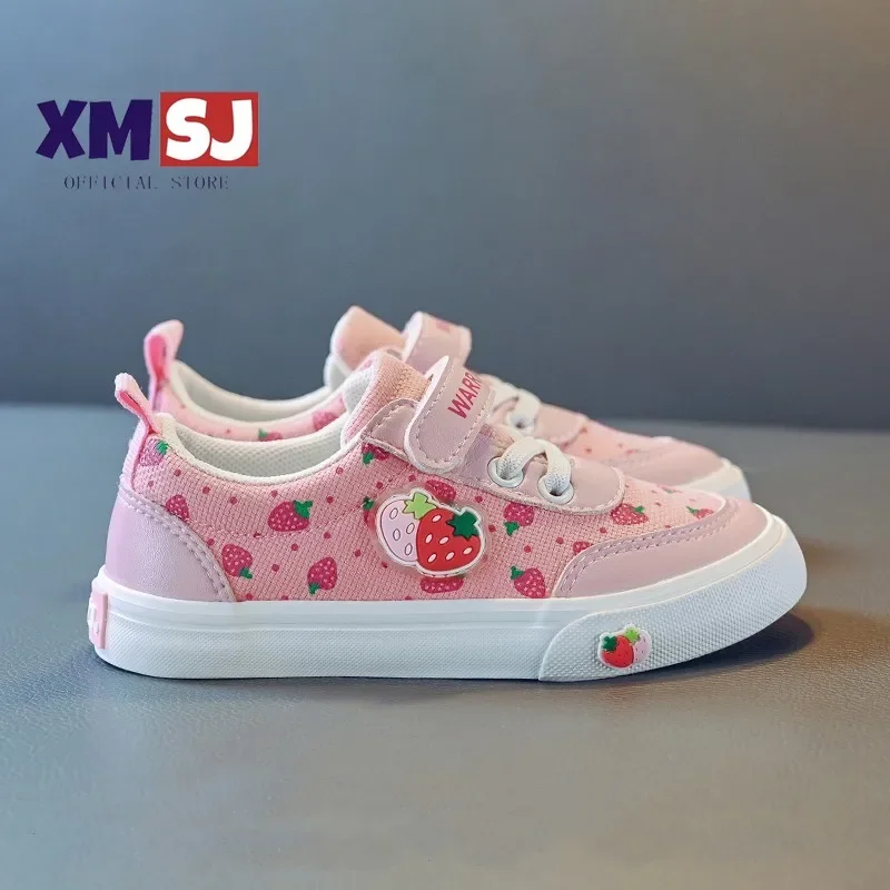 Huili Children's Canvas Shoes Girls Strawberry Cute Board Shoes Little Fresh Casual Sneakers
Huili Children's Canvas Shoes Girls Strawberry Cute Board Shoes Little Fresh Casual Sneakers