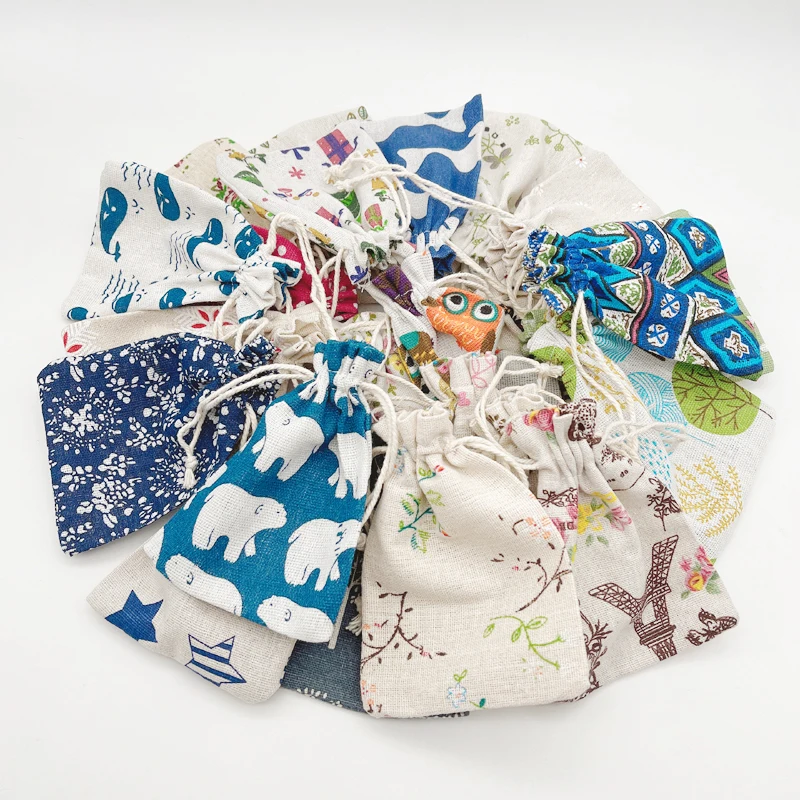 20pcs Pattern Cotton Drawstring Sachet Bag Christmas Gift Bags Linen Cloth Bag Packaging Burlap Bags for Wedding Storage Pouches
20pcs Pattern Cotton Drawstring Sachet Bag Christmas Gift Bags Linen Cloth Bag Packaging Burlap Bags for Wedding Storage Pouches