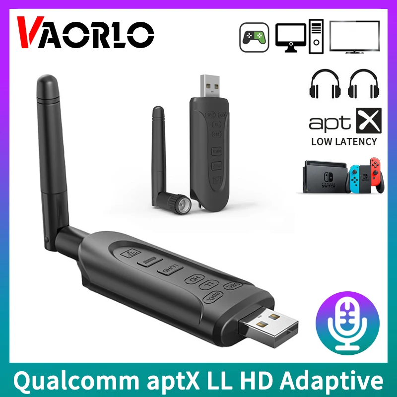 Аудиопередатчик 5,3 QCC3056 USB 3,5 мм AUX Qualcomm, Bluetooth, многорочечный, беспроводной, Поддержка AptX LL, HD
Аудиопередатчик 5,3 QCC3056 USB 3,5 мм AUX Qualcomm, Bluetooth, многорочечный, беспроводной, Поддержка AptX LL, HD