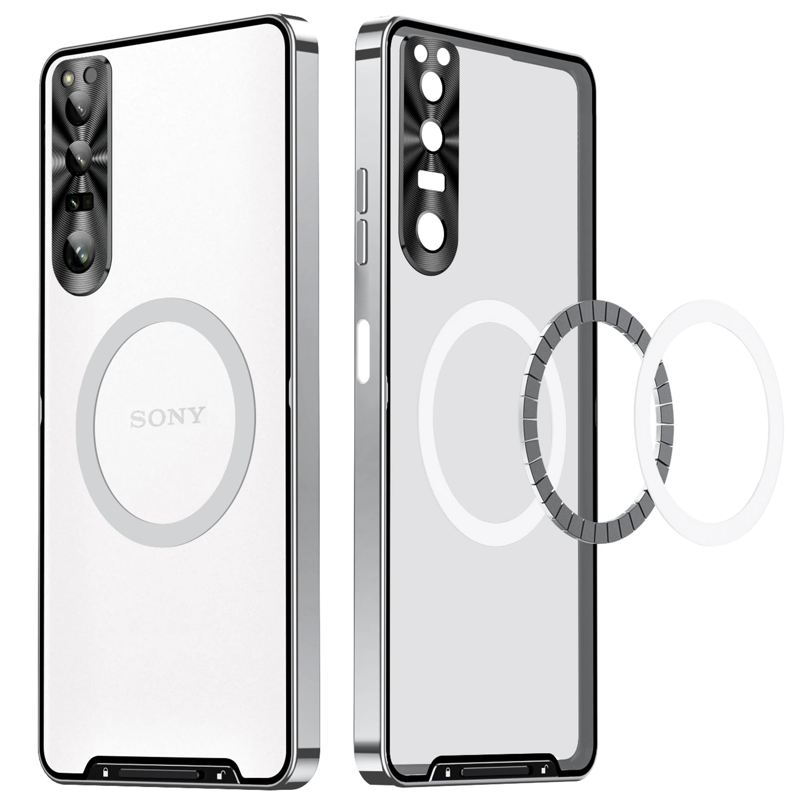 Luxury Metal Frame Phone Case For Sony Xperia 1 V Case Magnetic Matte Back Cover Funda For Sony Xperia 1 IV Case
Luxury Metal Frame Phone Case For Sony Xperia 1 V Case Magnetic Matte Back Cover Funda For Sony Xperia 1 IV Case