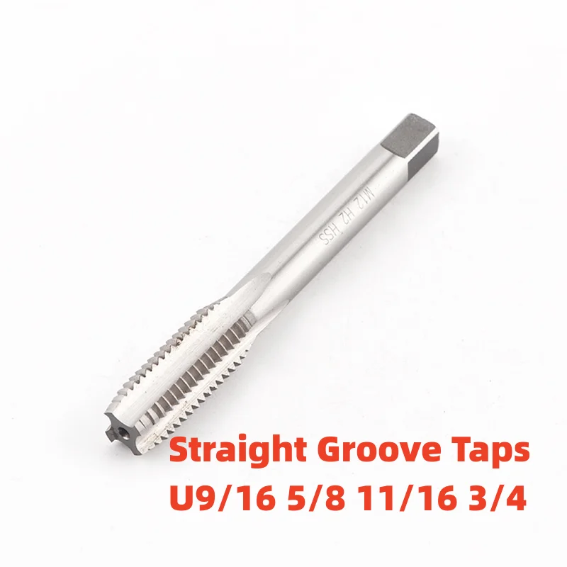 1PCS HSS American Fine Straight Grooved Flute Tap UNC UNF UNEF 9/16 5/8 11/16 3/4 Right Hand taps
1PCS HSS American Fine Straight Grooved Flute Tap UNC UNF UNEF 9/16 5/8 11/16 3/4 Right Hand taps