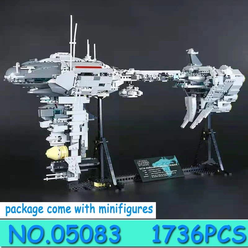 IN STOCK 1736pcs/set 81070 05083 Star Toys DIY The Nebulon Model B Model Building Blocks Bricks Kids Birthday Christmas Gifts
IN STOCK 1736pcs/set 81070 05083 Star Toys DIY The Nebulon Model B Model Building Blocks Bricks Kids Birthday Christmas Gifts