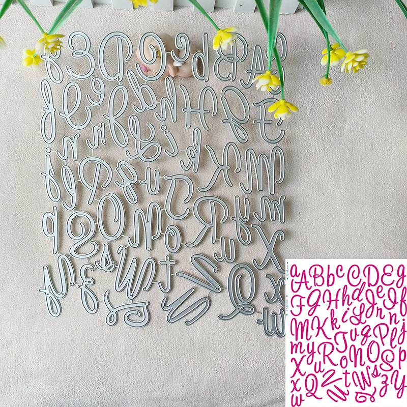 New Case of the alphabet metal cutting die mould scrapbook decoration embossed photo album decoration card making DIY handicraft
New Case of the alphabet metal cutting die mould scrapbook decoration embossed photo album decoration card making DIY handicraft