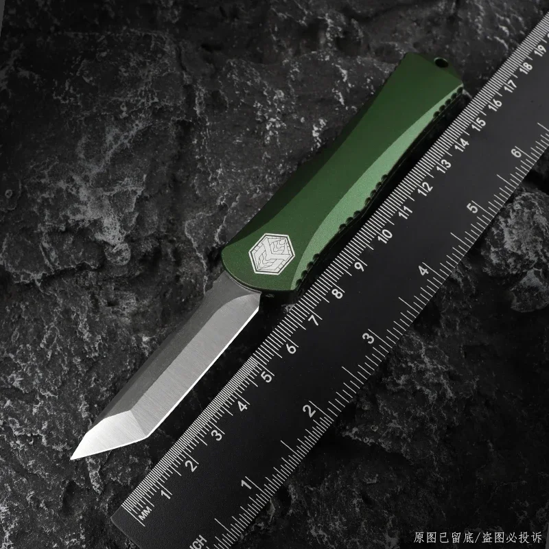 

Heretic Knives Manticore S Mini OTF Tech Pocketknives Mini Portable EDC Self Defense Combat Tactical D2 Blade CNC T6 Pocketknife
