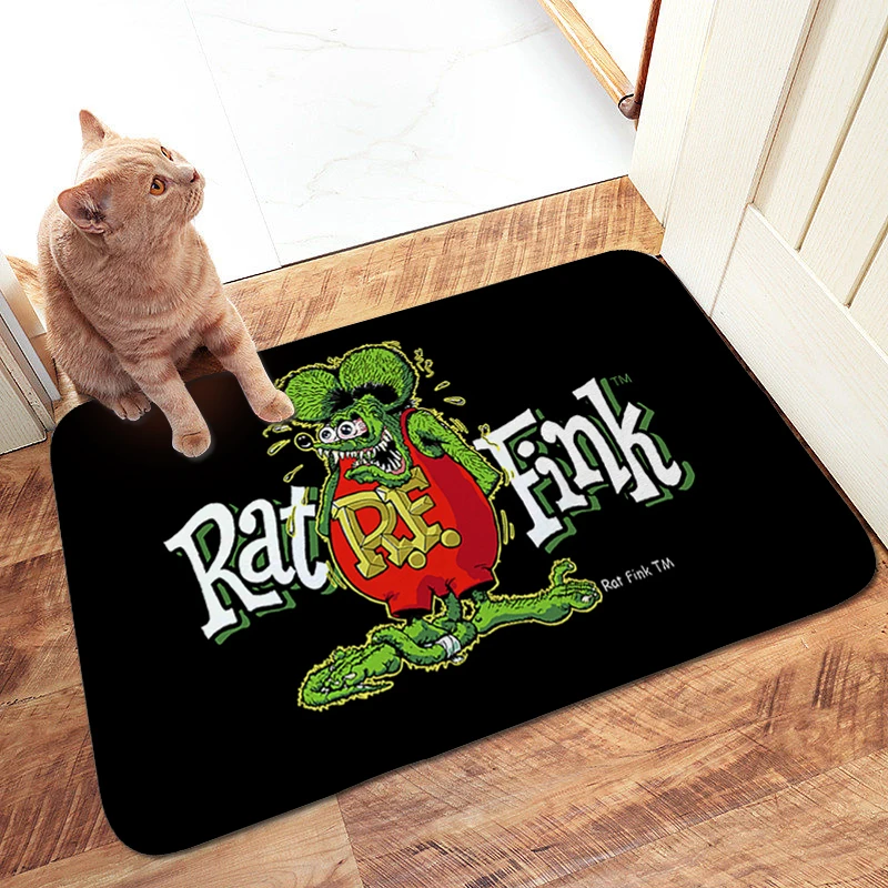Carpet for Home Entrance R-Rat Finks Hallway Bedroom Living Room Rug Custom Washable Non-slip Kitchen Mat Modern Home Decoration
Carpet for Home Entrance R-Rat Finks Hallway Bedroom Living Room Rug Custom Washable Non-slip Kitchen Mat Modern Home Decoration