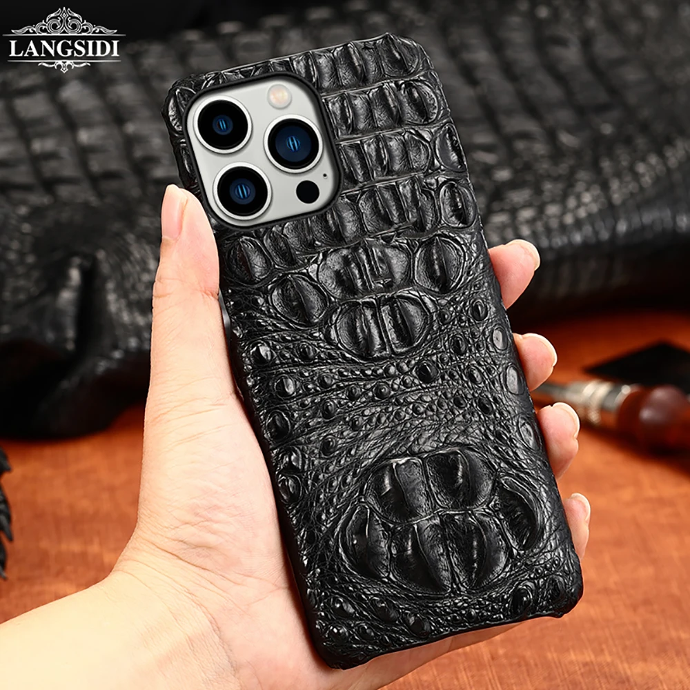 Чехол LANGSIDI из натуральной крокодиловой кожи для Iphone 15 14 pro max 13 Pro max 12 mini 11 xs max, оригинальный роскошный чехол-накладка, чехлы
Чехол LANGSIDI из натуральной крокодиловой кожи для Iphone 15 14 pro max 13 Pro max 12 mini 11 xs max, оригинальный роскошный чехол-накладка, чехлы