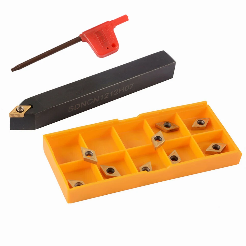 Achieve Precision Machining with SDNCN1212H07 Lathe Tool Holder + DCMT070204 735 Carbide Inserts Manual Inspection!
Achieve Precision Machining with SDNCN1212H07 Lathe Tool Holder + DCMT070204 735 Carbide Inserts Manual Inspection!