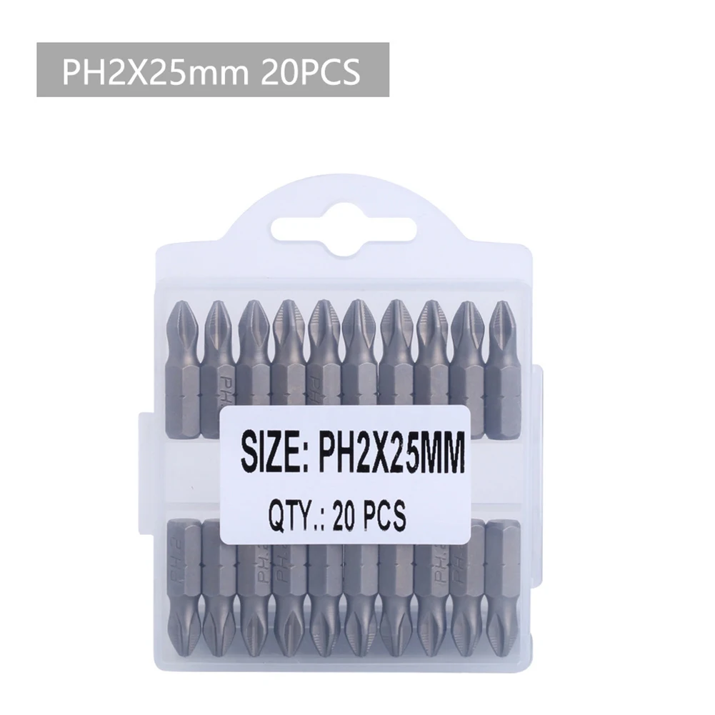 10pc PH2 Screwdriver Bit Magnetic Cross Batch Head Non-slip Drill Bit 25-150mm For Electric Impact Driver Power Tool Accessories
10pc PH2 Screwdriver Bit Magnetic Cross Batch Head Non-slip Drill Bit 25-150mm For Electric Impact Driver Power Tool Accessories