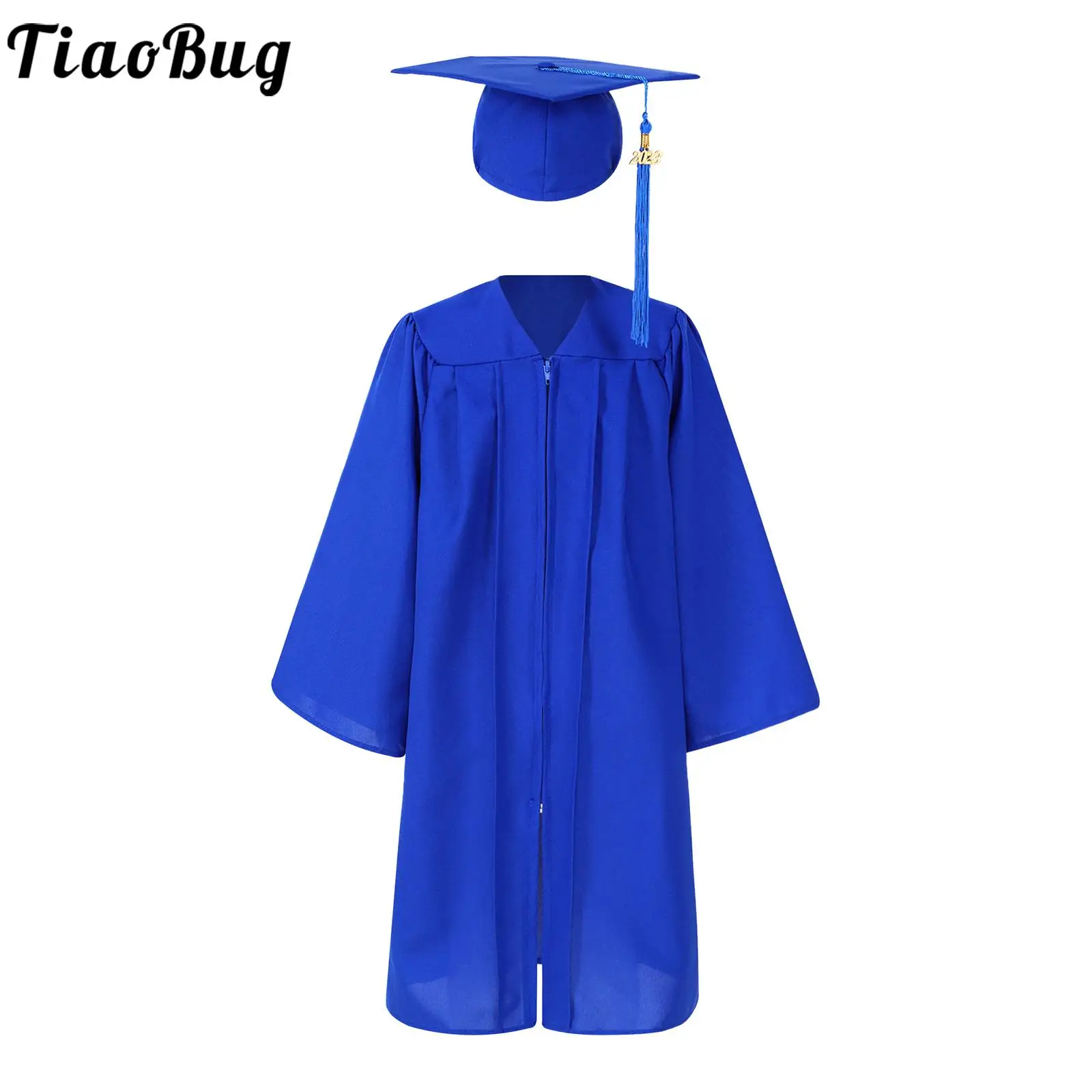 Kids Boys Girls Preschool Primary School Graduation Gown with Tassel Cap Students Uniform Bachelor Role Play Costume Dress Up
Kids Boys Girls Preschool Primary School Graduation Gown with Tassel Cap Students Uniform Bachelor Role Play Costume Dress Up