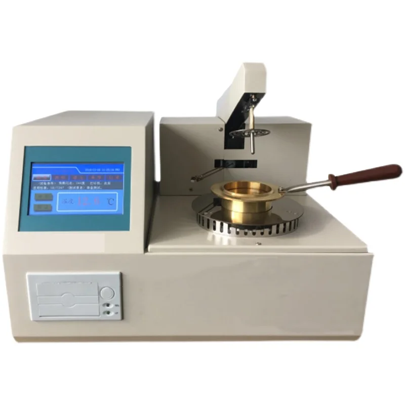 Fully Automatic Open and Closed Flash Point Tester, Oil Ignition Point Intelligent Tester, Hydraulic Lubricating Oil Detector
Fully Automatic Open and Closed Flash Point Tester, Oil Ignition Point Intelligent Tester, Hydraulic Lubricating Oil Detector