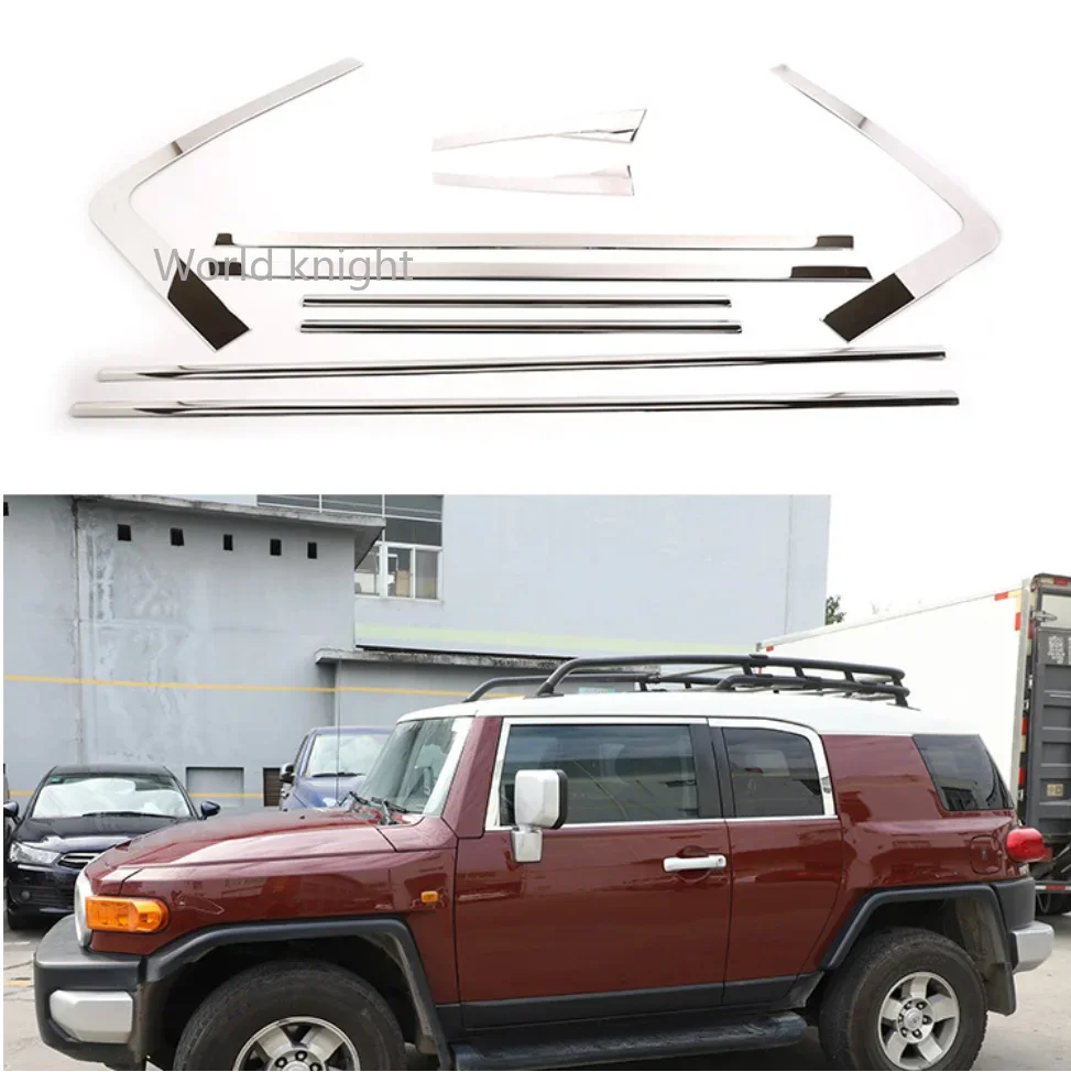 For Toyota FJ Cruiser 2007-2021 Stainless Steel Car Window Decoration Strip Body Trim Anti-scratch Protection Sticker Accessory
For Toyota FJ Cruiser 2007-2021 Stainless Steel Car Window Decoration Strip Body Trim Anti-scratch Protection Sticker Accessory