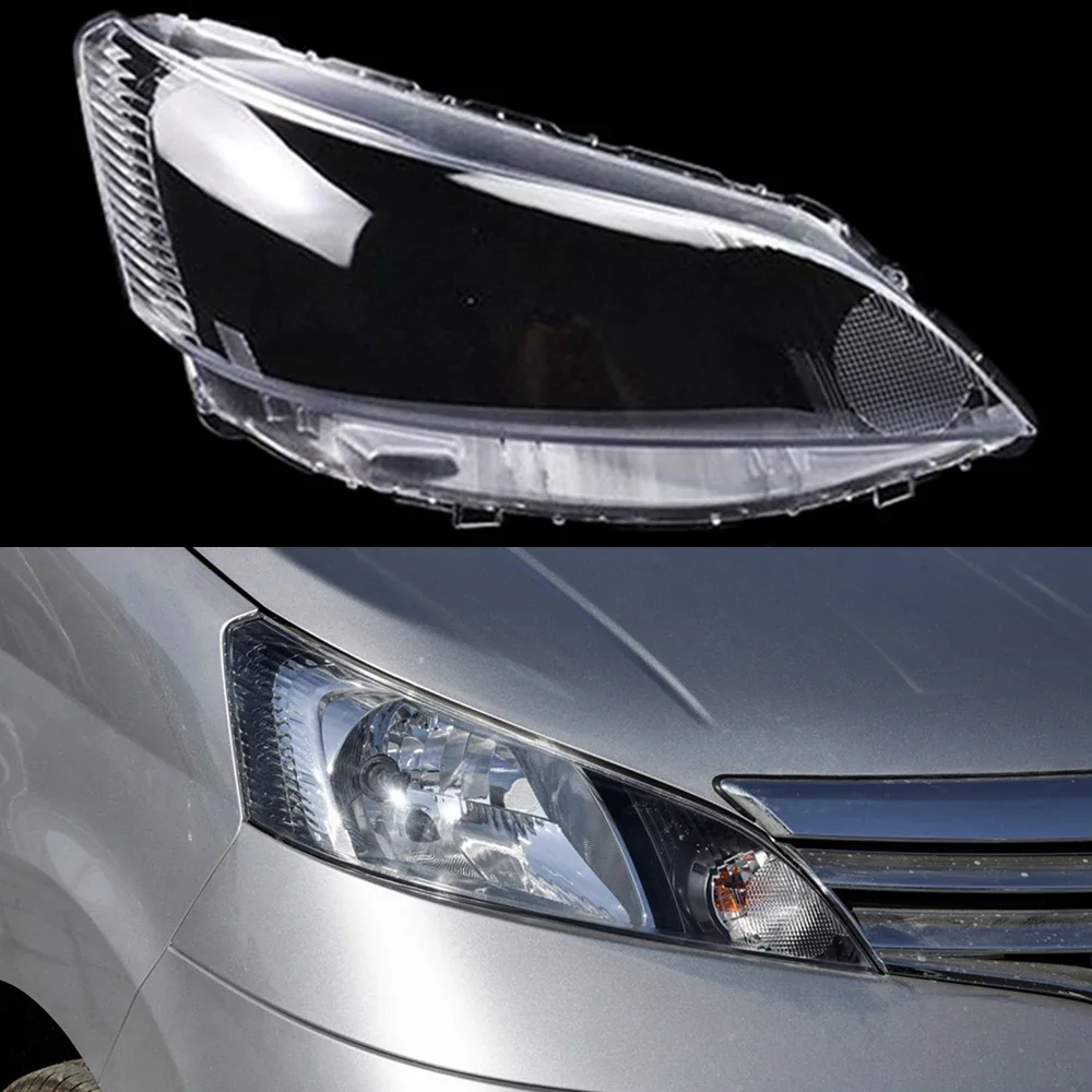 

For Nissan NV200 Auto Case Headlamp Caps Front Headlight Lens Cover Lampshade Lampcover Head Lamp Light Glass Shell 2010~2018