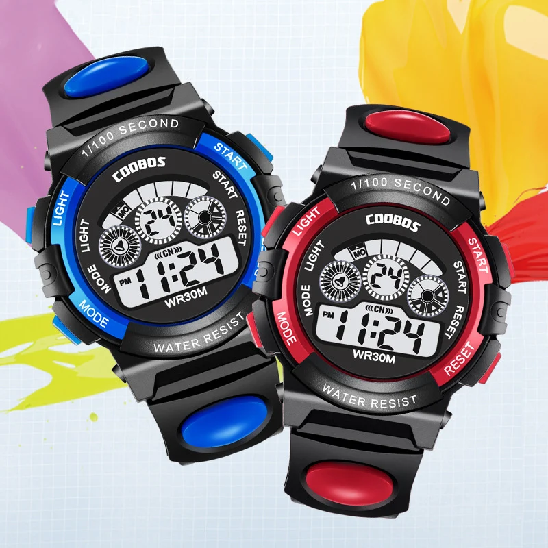 Fashion Colorful Light Waterproof Children's Electronic Watch G Luminous Shock Clock School Student Boy Girl Digital Watches
Fashion Colorful Light Waterproof Children's Electronic Watch G Luminous Shock Clock School Student Boy Girl Digital Watches