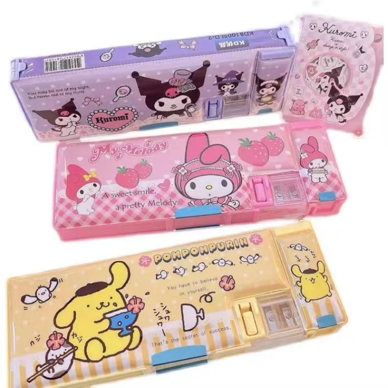 Sanrio cartoon student Kulomi Yugui dog double-sided with peeling magnet double-layer pencil case multifunctional pencil case
Sanrio cartoon student Kulomi Yugui dog double-sided with peeling magnet double-layer pencil case multifunctional pencil case