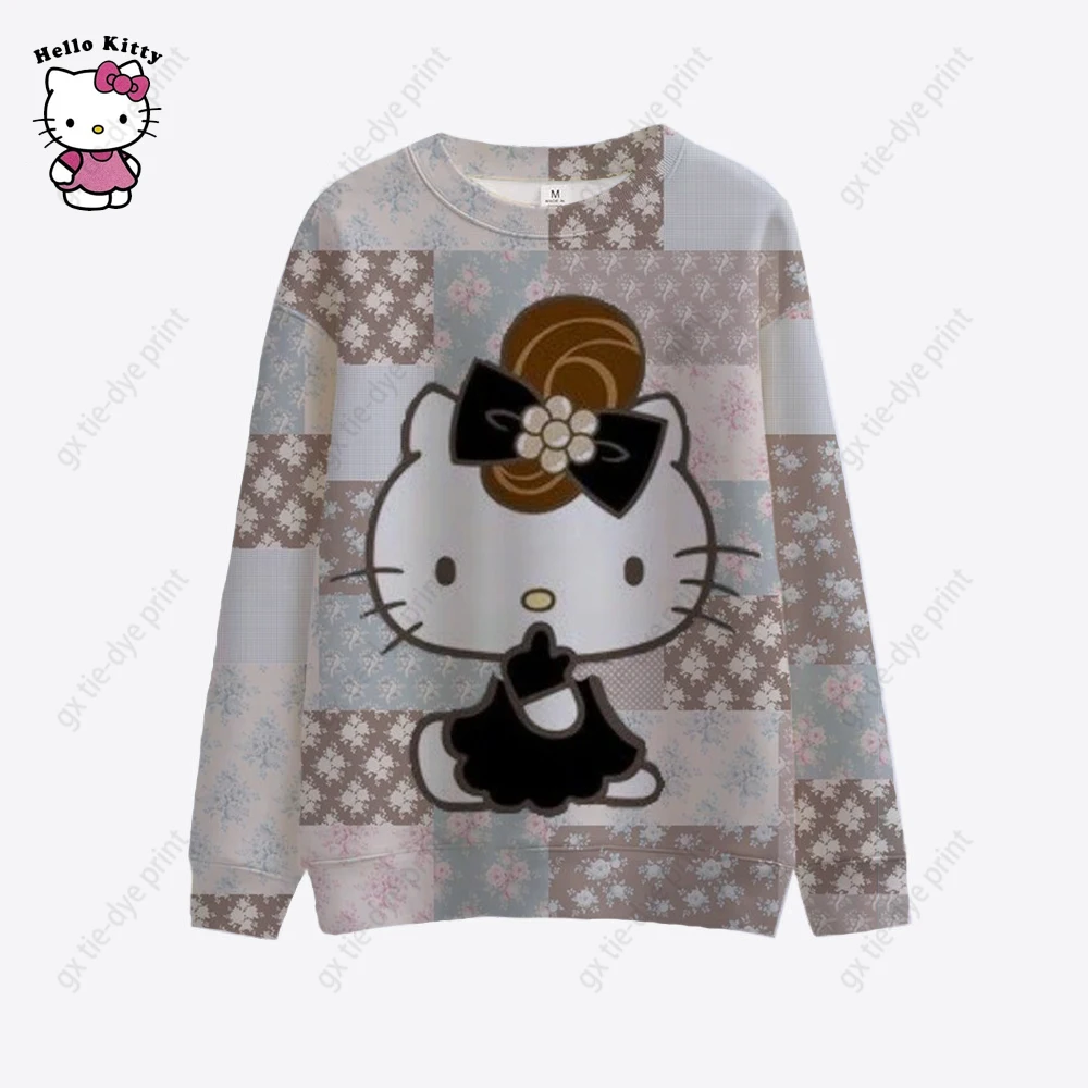 Женские толстовки с принтом Hello Kitty, новинка 2023, осенняя модная Толстовка в стиле Харадзюку С Длинным Рукавом и капюшоном, Женские винтажные повседневные свободные толстовки с капюшоном
Женские толстовки с принтом Hello Kitty, новинка 2023, осенняя модная Толстовка в стиле Харадзюку С Длинным Рукавом и капюшоном, Женские винтажные повседневные свободные толстовки с капюшоном