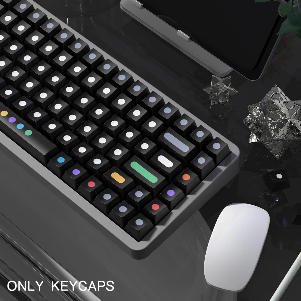 Black dots Theme Keycaps Cherry Profile Key caps for 61/64/68/84/87/96/98/104 Mechanical Keyboard
Black dots Theme Keycaps Cherry Profile Key caps for 61/64/68/84/87/96/98/104 Mechanical Keyboard