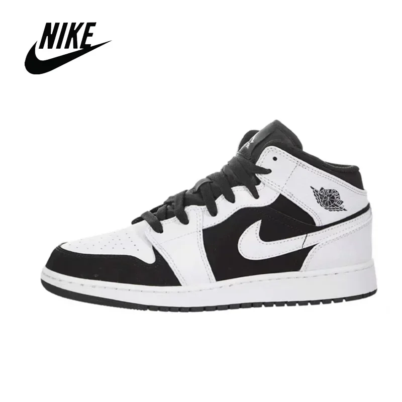 

2024 Nike Air Jordans 1 Obsidian Men's Basketball Shoes Women High-top Comfortable Sports Outdoor Sneakers 555088-140