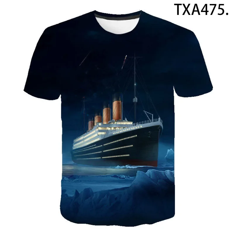 Hot Summer Titanic 3D Printed Boys and Girls T-shirt Short Sleeve Popular Titanic Fashion O Neck T-shirt Harajuku Boys and Girls
Hot Summer Titanic 3D Printed Boys and Girls T-shirt Short Sleeve Popular Titanic Fashion O Neck T-shirt Harajuku Boys and Girls
