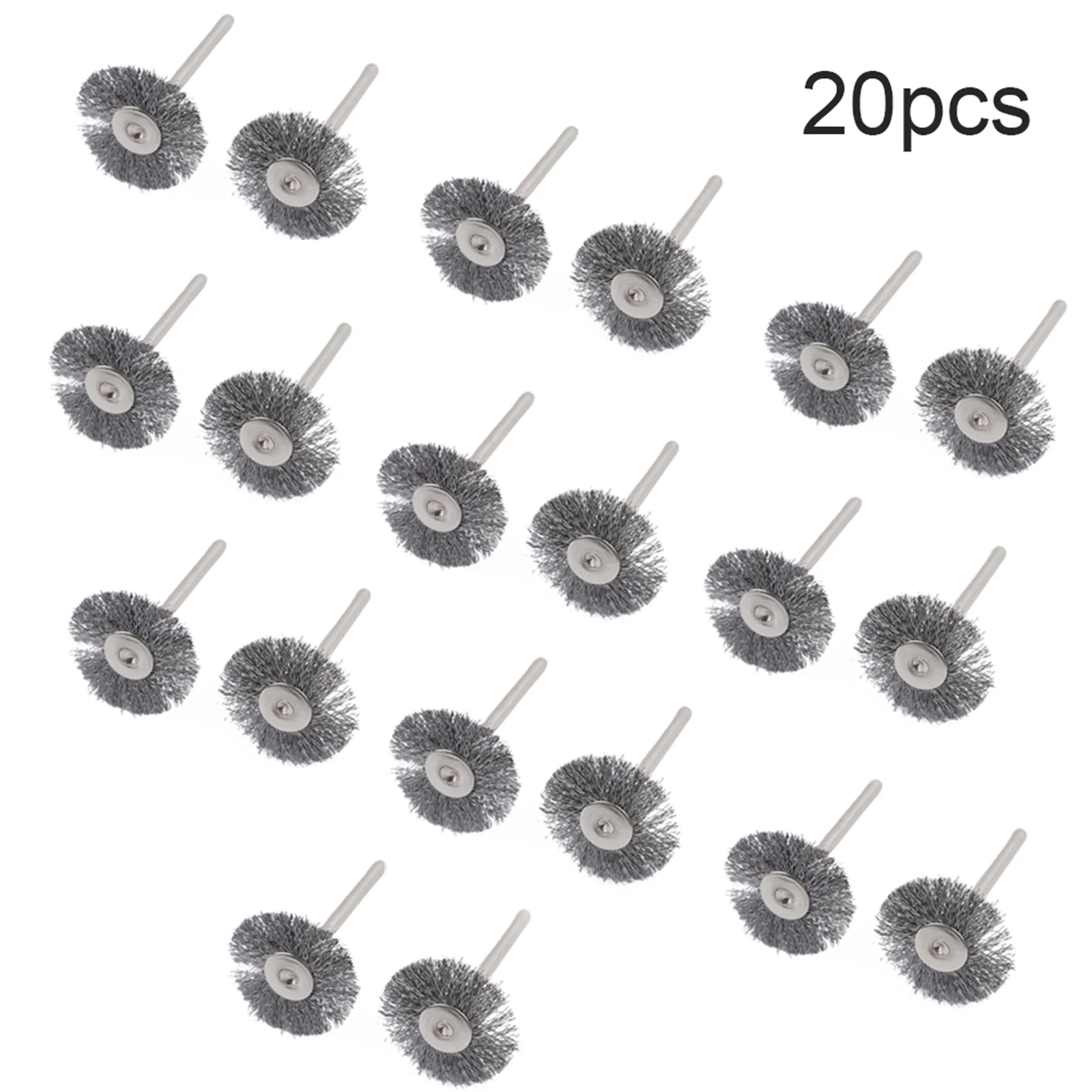 20PCs 3*38mm Wire Wheel Polish Brushes For Rotary Grinder Accessories Tool Wire Brushes CNC Metalworking Power Tools Parts
20PCs 3*38mm Wire Wheel Polish Brushes For Rotary Grinder Accessories Tool Wire Brushes CNC Metalworking Power Tools Parts
