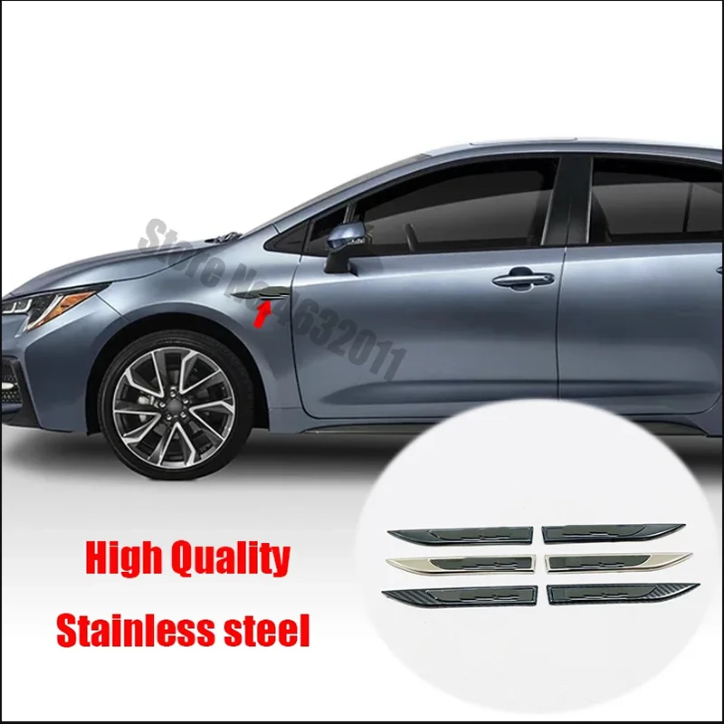 For Toyota Corolla 2013-2020 car accessories Stainless steel black logo Car Side Badge Fender Emblem Sticker Cover Trim 2pcs
For Toyota Corolla 2013-2020 car accessories Stainless steel black logo Car Side Badge Fender Emblem Sticker Cover Trim 2pcs