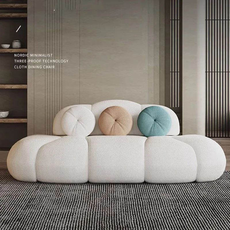 Straight Lambswool Clouds Sofa 3 Seater Fabric Tiny House Long Couch Adults China Reading European Canape Salon Home Decoration
Straight Lambswool Clouds Sofa 3 Seater Fabric Tiny House Long Couch Adults China Reading European Canape Salon Home Decoration