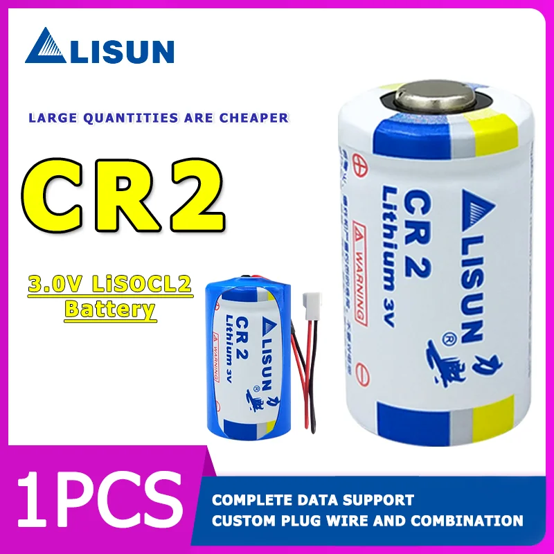 LISUN CR2 Battery 3V 850mAH Applicable to Camera Distance Measuring Equipment Telescopic Sight Secur Alert night vision sight
LISUN CR2 Battery 3V 850mAH Applicable to Camera Distance Measuring Equipment Telescopic Sight Secur Alert night vision sight