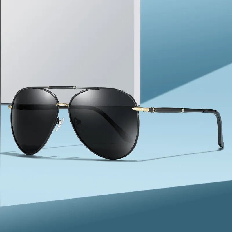 

Polarized Sunglass Metal Photochromic Chameleonpilot Men Women Driving Sun Glasses UV400 Retro Sunglasses for Women Men