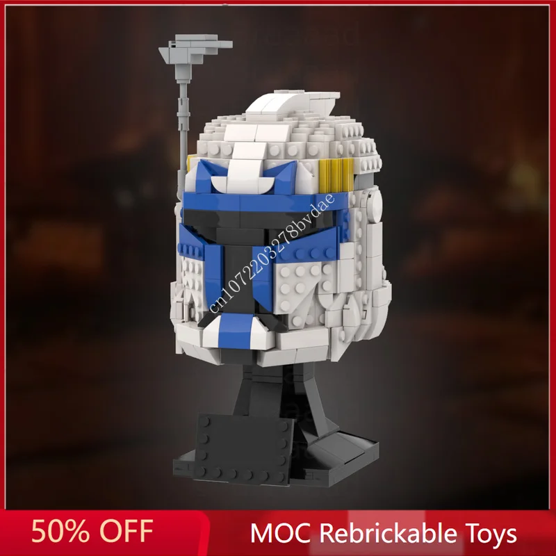 

618 шт. Звездный план MOC Captain Rex Фаза 1 MOC космический корабль Боевая Модель Строительный блок архитектура образовательная Сборная модель игрушка