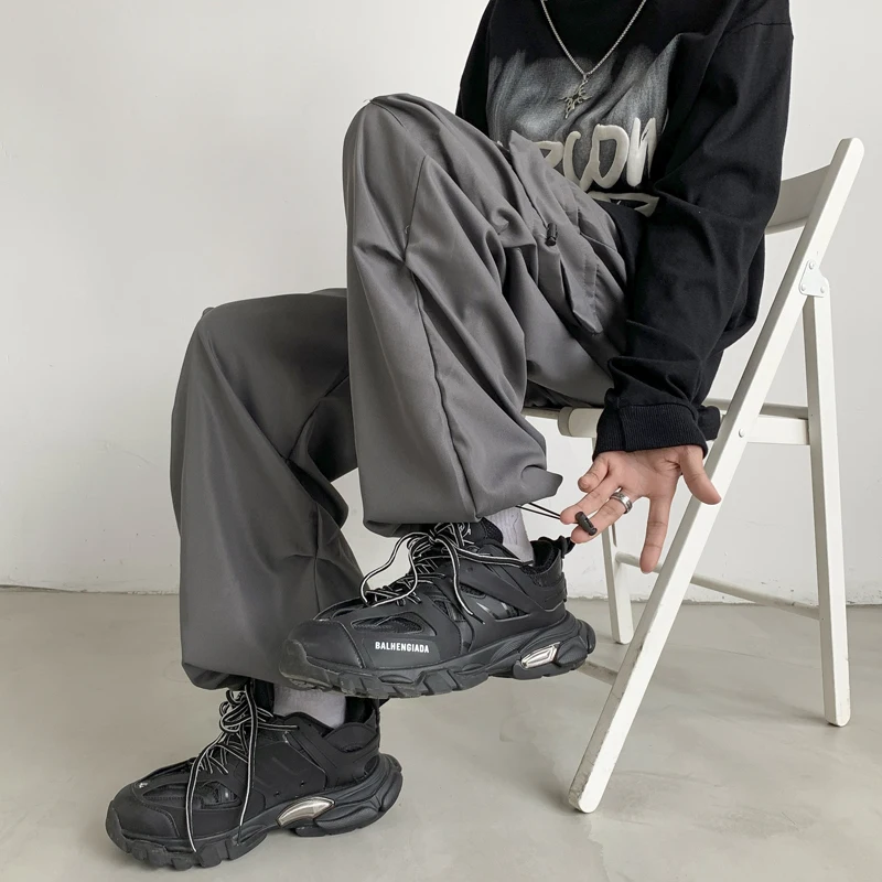 New Overalls Men's Spring Summer High Street Casual Pants Pocket Trousers Loose Straight Men Wide-leg Pants
New Overalls Men's Spring Summer High Street Casual Pants Pocket Trousers Loose Straight Men Wide-leg Pants