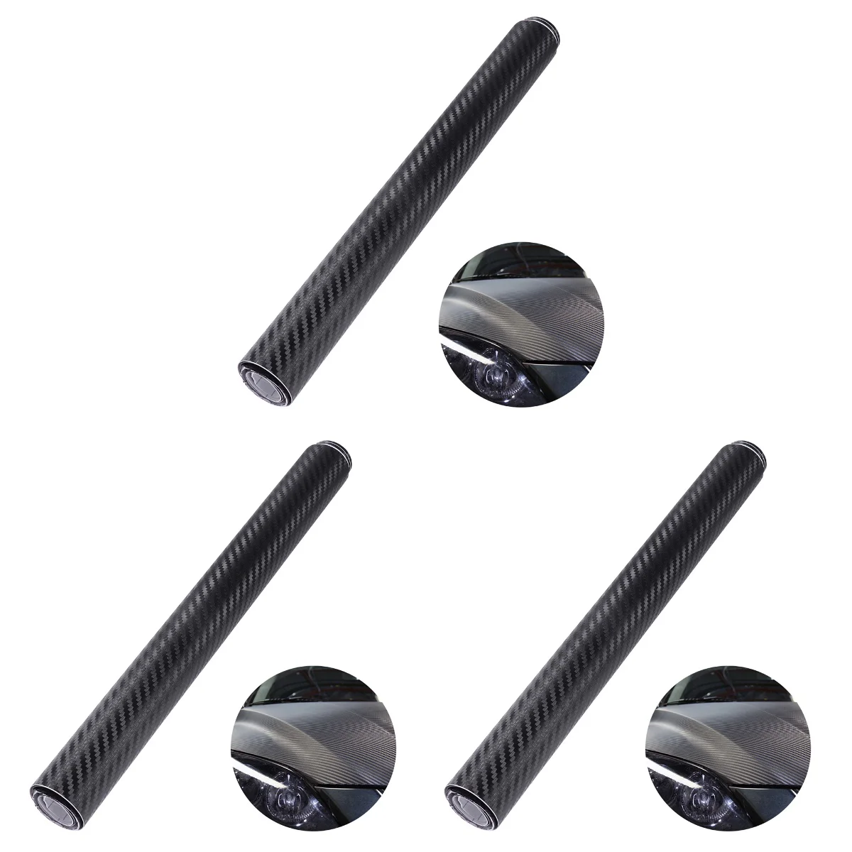 3pcs 4D Carbon Fiber Wrap Roll DIY Sticker for Car Auto Vehicle Decor 30x152cm (Black)
3pcs 4D Carbon Fiber Wrap Roll DIY Sticker for Car Auto Vehicle Decor 30x152cm (Black)