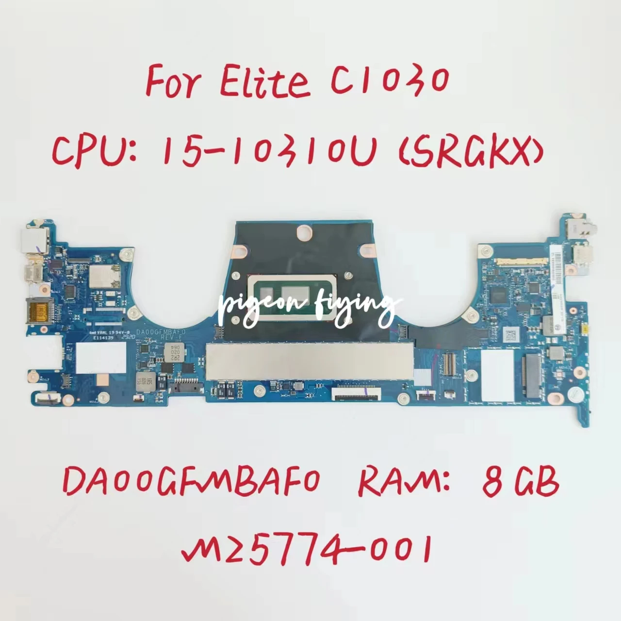 Материнская плата DA00GFMBAF0 для ноутбука HP Elite C1030, материнская плата CPU: I5-10310U SRGKX RAM : 8 Гб DDR4 M25774-001 M25774-601, тест ОК
Материнская плата DA00GFMBAF0 для ноутбука HP Elite C1030, материнская плата CPU: I5-10310U SRGKX RAM : 8 Гб DDR4 M25774-001 M25774-601, тест ОК