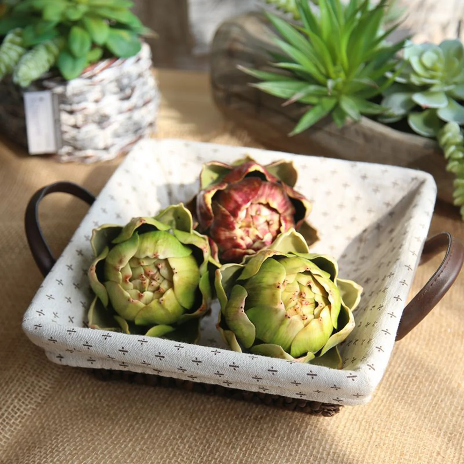 2 Pcs Plant Artichoke Artificial Flower Faux Artichokes for Decoration Silk Fake
2 Pcs Plant Artichoke Artificial Flower Faux Artichokes for Decoration Silk Fake
