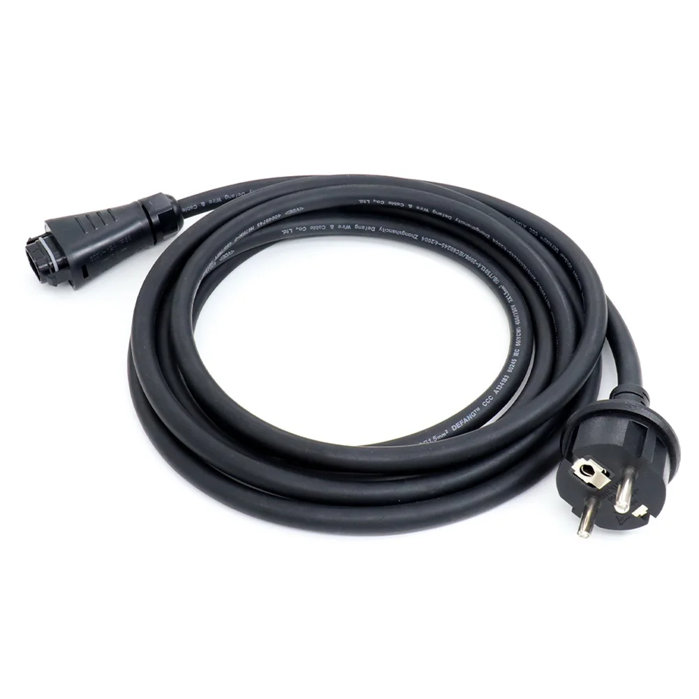 2M For Hoymiles HMS Connection Cable For HMS Terrain Plug For Schuko Plug Reliable Accessory Cable for PV System
2M For Hoymiles HMS Connection Cable For HMS Terrain Plug For Schuko Plug Reliable Accessory Cable for PV System