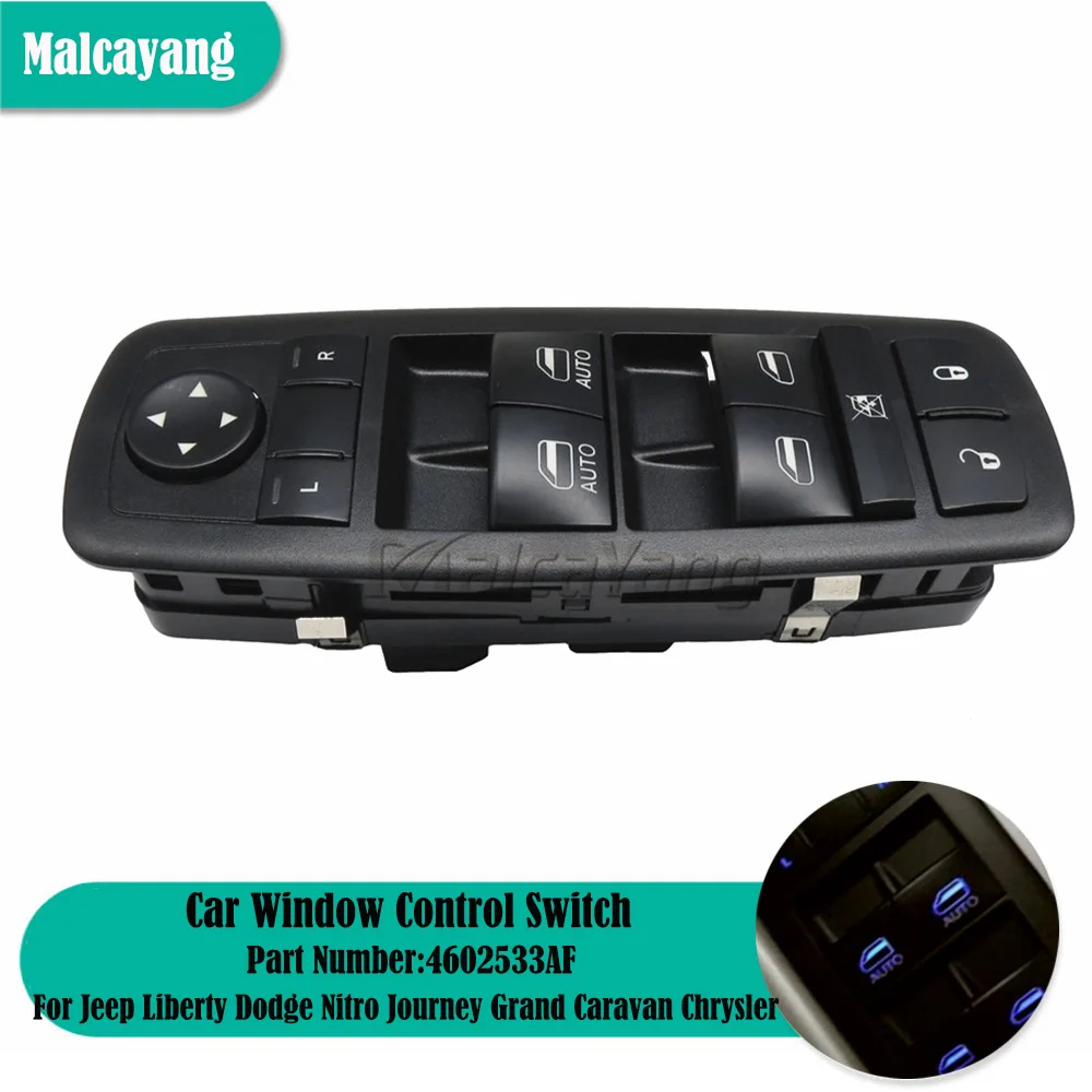 Переключатель управления передним левым стеклом для Dodge Nitro Journey Grand Caravan Jeep Liberty Chrysler Town & Country 4602533AF
Переключатель управления передним левым стеклом для Dodge Nitro Journey Grand Caravan Jeep Liberty Chrysler Town & Country 4602533AF