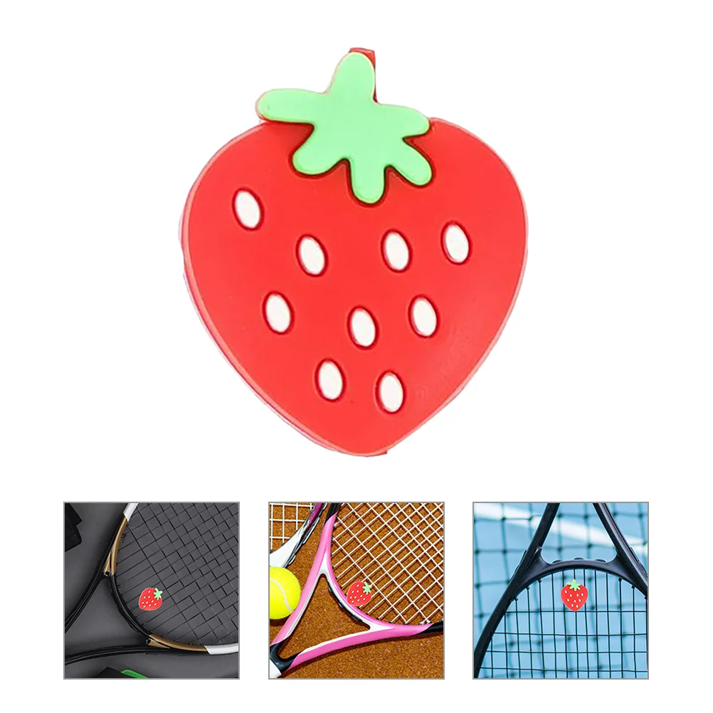 

8 Pcs Tennis Racket Shock Absorber Shocks Strawberries Vibration Dampener Silica Gel Tiny Absorbers