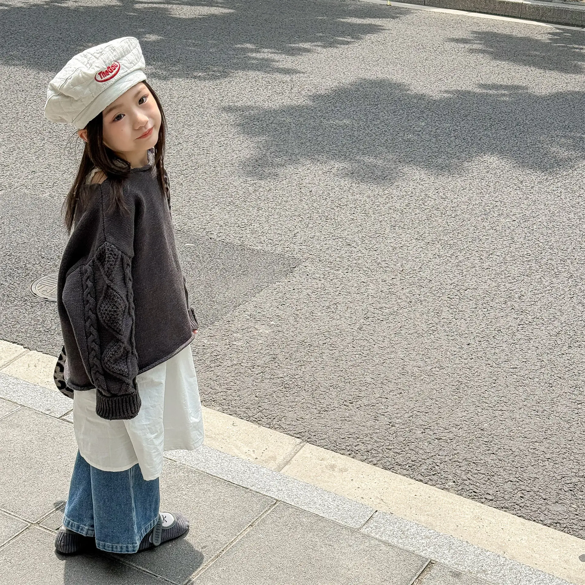2025 Autumn New Children Long Sleeve Knit Sweater Solid Baby Pullover Girls Loose Sweater Kids Knitted Tops Toddler Clothes 15 Sd0598a80cf6a4ca7845d26d29c4133292