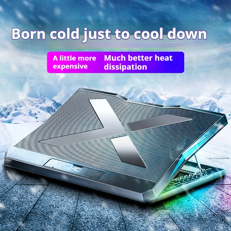 Silent 6-fan laptop heat sink heat dissipation bracket game book lifting folding desktop cooling base
Silent 6-fan laptop heat sink heat dissipation bracket game book lifting folding desktop cooling base
