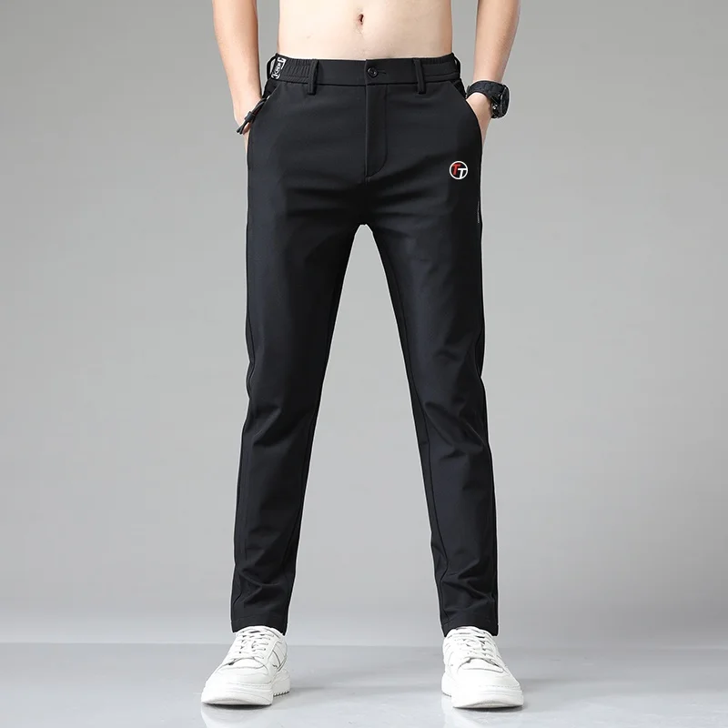 

2024 Golf wear, summer new men's golf sweatpants, high quality fashion stretch golf pants, slim tennis pants