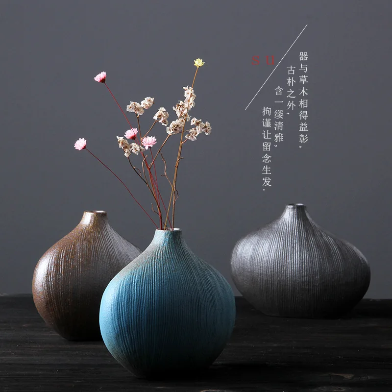 Crude Pottery Japanese Flower Vase, Creative Dried Flower Vase, Home Soft Decoration, Flower Insert Ornament, Vase Decor
Crude Pottery Japanese Flower Vase, Creative Dried Flower Vase, Home Soft Decoration, Flower Insert Ornament, Vase Decor