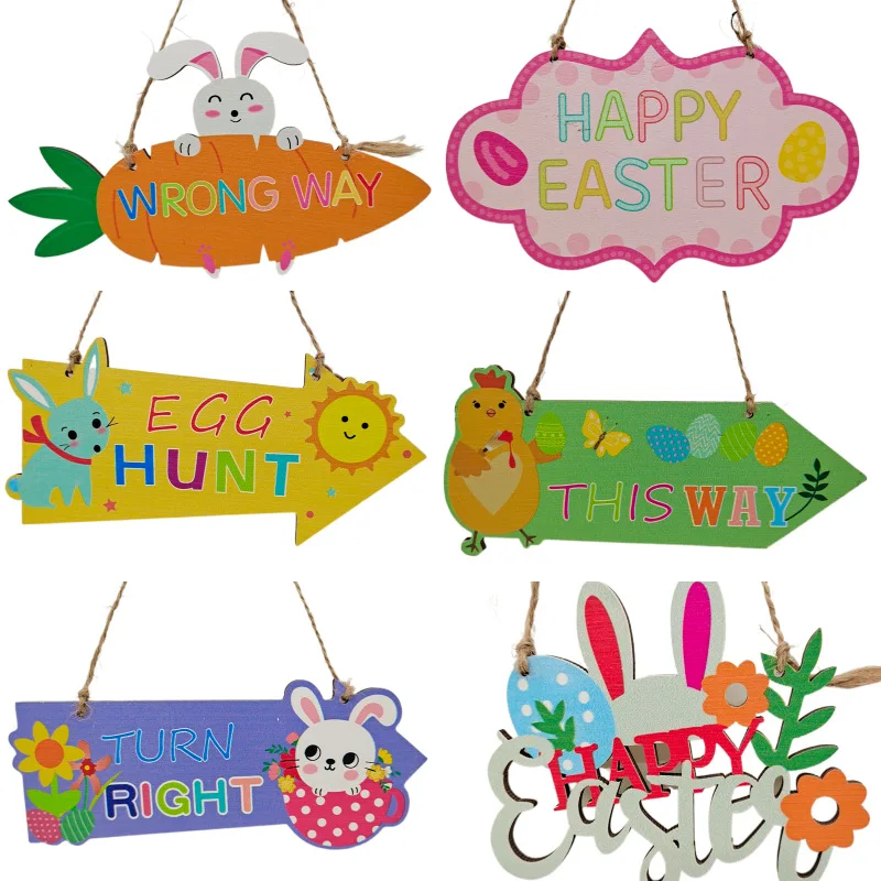 Wooden Easter Party Bunny Pendant Creative DIY Easter Chick Carrot Hanging Happy Eater Party Decoration For Home
Wooden Easter Party Bunny Pendant Creative DIY Easter Chick Carrot Hanging Happy Eater Party Decoration For Home