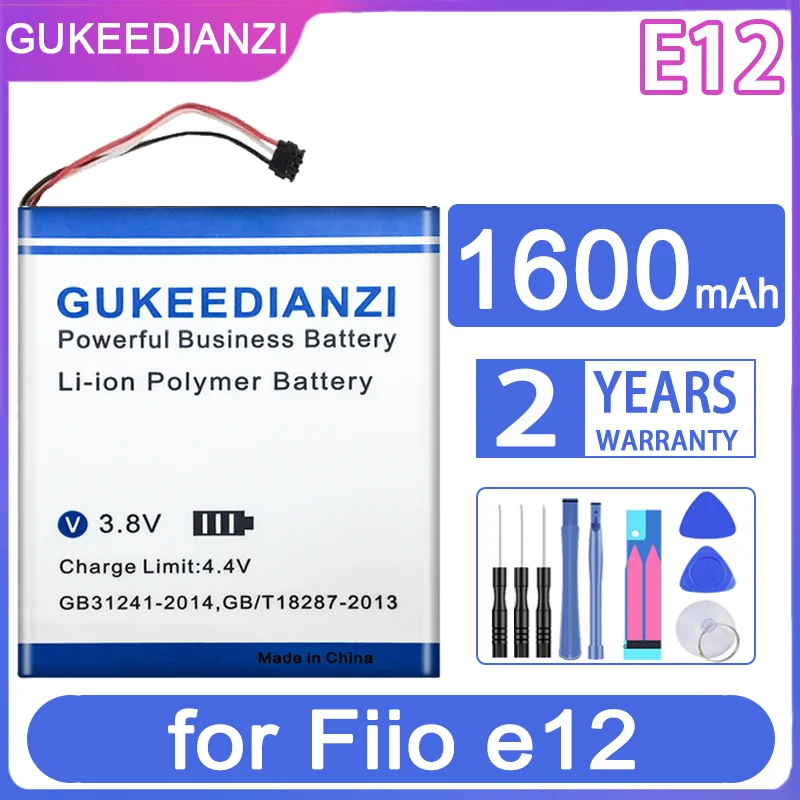 Сменный аккумулятор GUKEEDIANZI 1600 мАч для аккумулятора Fiio E12 Mont Blanc, 4-проводной штекер
Сменный аккумулятор GUKEEDIANZI 1600 мАч для аккумулятора Fiio E12 Mont Blanc, 4-проводной штекер