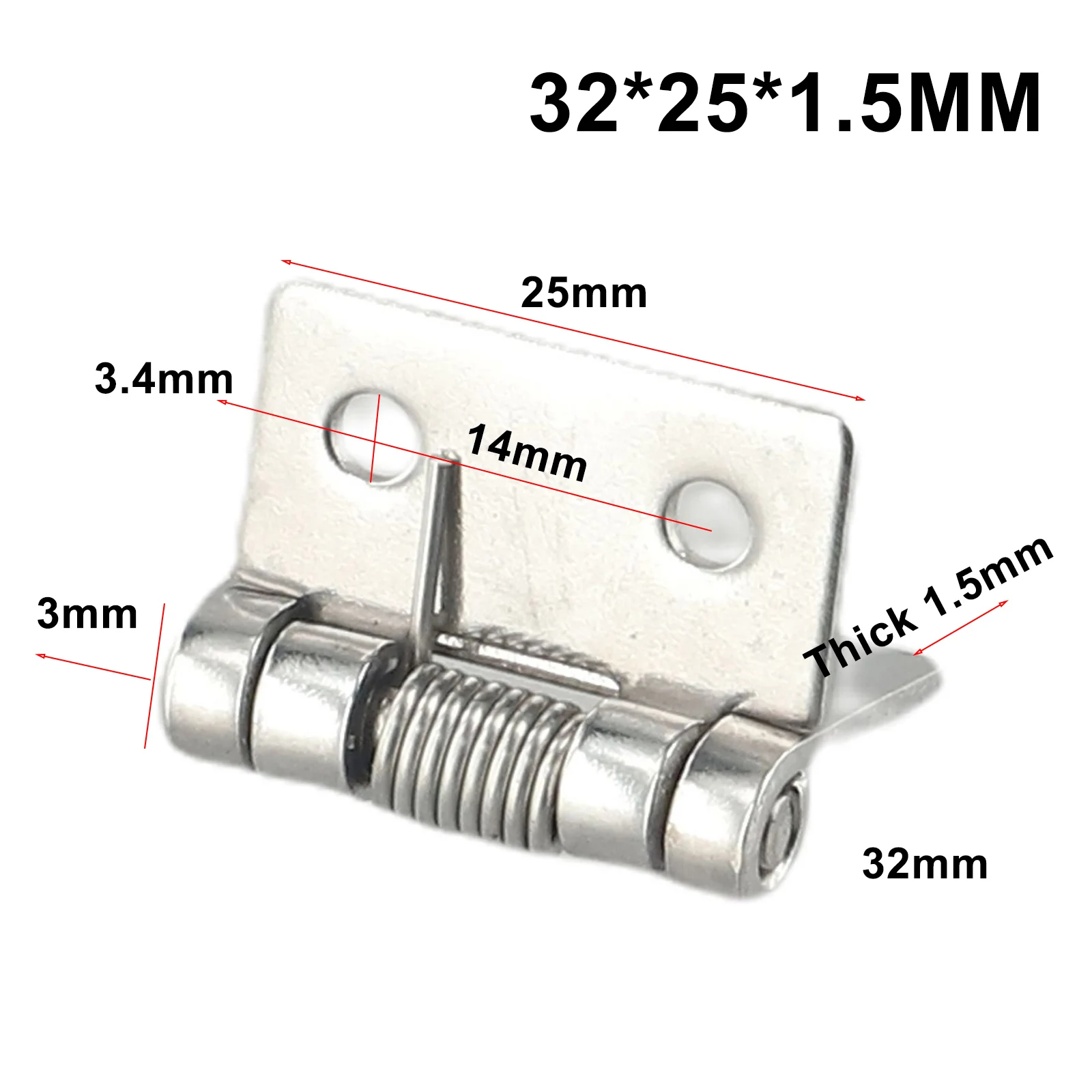 Door Hinges Spring Hinges Spring Stainless Stee 1/1.5/2/2.5/3/4Inch 2 Pcs Self Closing Brushed Finish Door Hardware Parts
Door Hinges Spring Hinges Spring Stainless Stee 1/1.5/2/2.5/3/4Inch 2 Pcs Self Closing Brushed Finish Door Hardware Parts