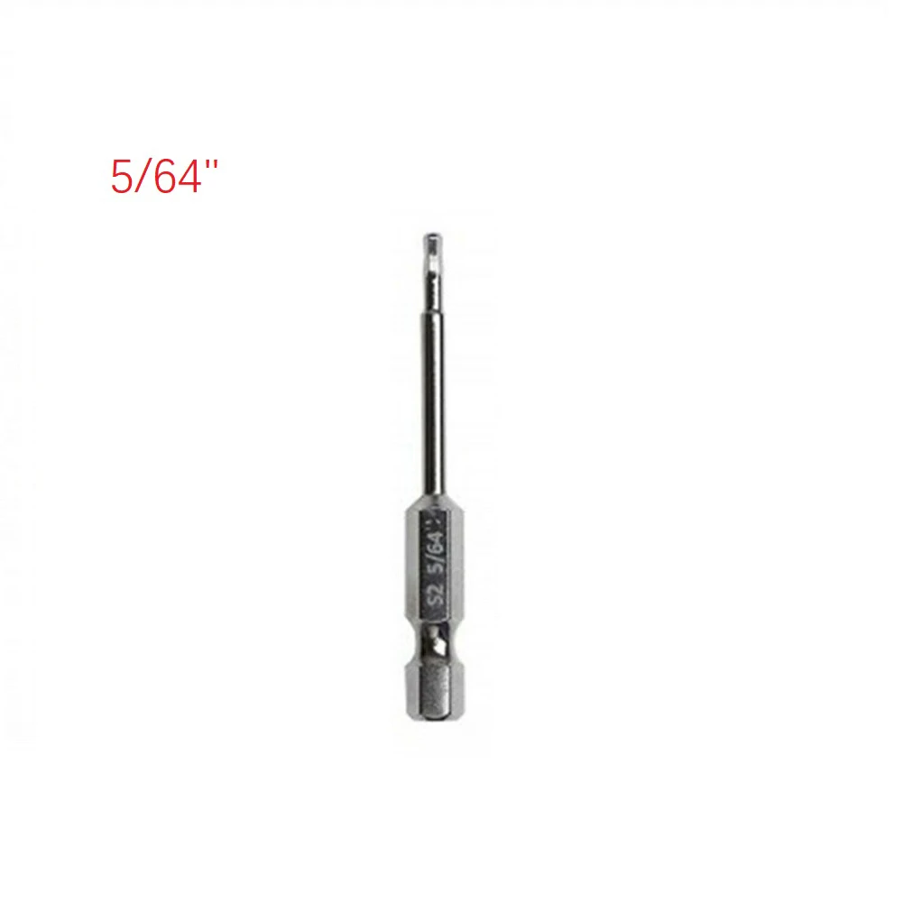 

Hex Head Wrench Power DrillBit 1/4" Hex Shank Screwdriver Extension Adapter Security Magnetic Tip 3/32" 7/64" 5/32" 3/16" 5/16"