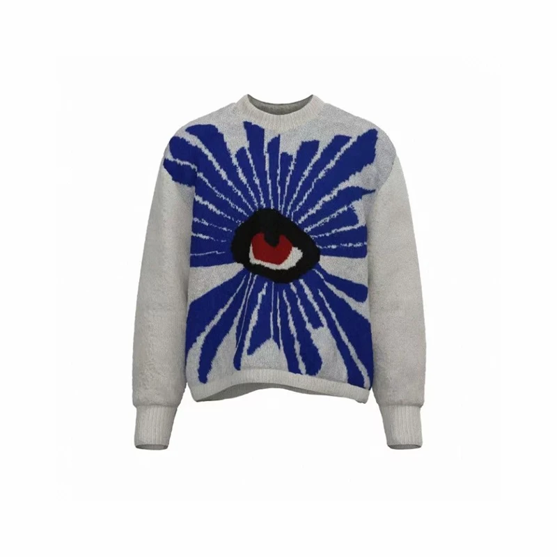 23SS Round Neck Washed Vintage Sweater Men Women 1:1 Best Quality Sweaters Sleeve Knit Sweatshirts
23SS Round Neck Washed Vintage Sweater Men Women 1:1 Best Quality Sweaters Sleeve Knit Sweatshirts