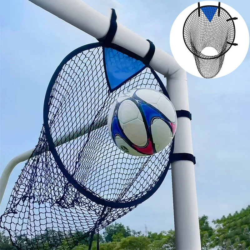 

70cm Corner Shooting Soccer Goal Target Nets Soccer Training Equipment With Adjustable Straps for Quarterbacks Football Practice