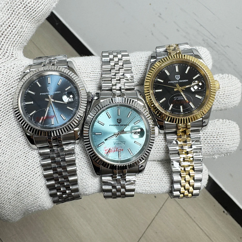 PAGANI DESIGN Man Automatic Watch Top Brand Luxury Mechanical Watch Stainless Steel 100M Waterproof Watch Men Clock Reloj Hombre PAGANI DESIGN Man Automatic Watch Top Brand Luxury Mechanical Watch Stainless Steel 100M Waterproof Watch Men Clock Reloj Hombre