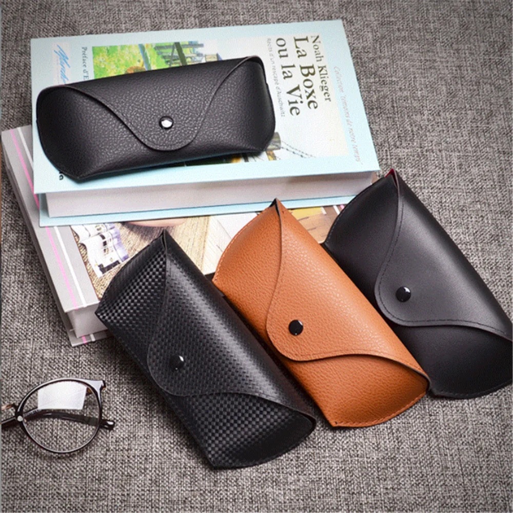 Fashion Soft Bag Glasses Case PU Leather Folding Case Sunglasses Bag Frame Storage Box Reading Glasses Box With Metal Buckle
Fashion Soft Bag Glasses Case PU Leather Folding Case Sunglasses Bag Frame Storage Box Reading Glasses Box With Metal Buckle