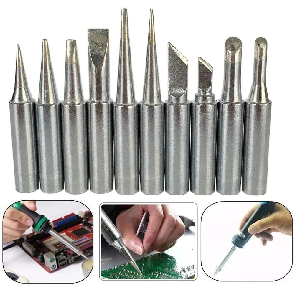 10pcs/Set Soldering Iron Tips 900M Tip Soldering Welding Tips 900M-T-I B 2.4D S3 1.2LD LB K SK C3 C4 For Soldering Station
10pcs/Set Soldering Iron Tips 900M Tip Soldering Welding Tips 900M-T-I B 2.4D S3 1.2LD LB K SK C3 C4 For Soldering Station