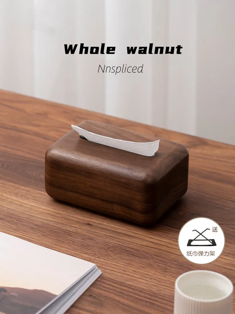 Solid Wood Living Room Tissue Wooden Creative Light Luxury New Chinese Black Walnut Drawer High-Grade Storage Box
Solid Wood Living Room Tissue Wooden Creative Light Luxury New Chinese Black Walnut Drawer High-Grade Storage Box