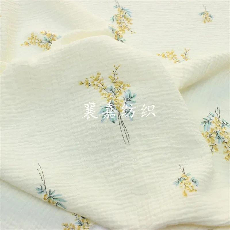 1mDouble Cotton Gauze Crepe Small Floral Fabric Sewing Fabric Material for Clothes Pleated Fabric Material
1mDouble Cotton Gauze Crepe Small Floral Fabric Sewing Fabric Material for Clothes Pleated Fabric Material